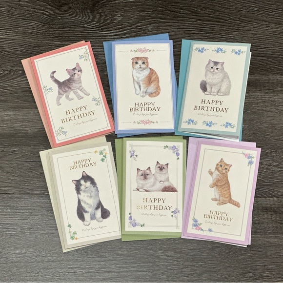 Persian Kitten Cat Birthday Card ❘ Celebrate Card ❘ Happy Birthday Card - Picture 6 of 6